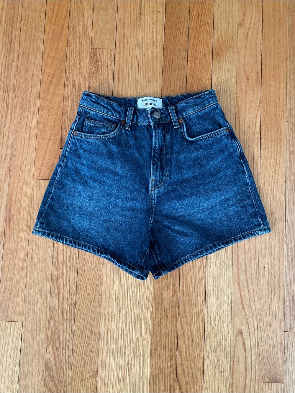 Reformation Jean Shorts